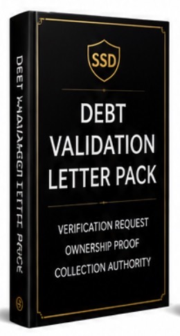 Debt Validation Letter Pack cover
